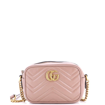 Gucci GG Marmont Shoulder Bag Matelasse Leather Mini