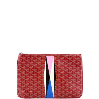 Goyard Senat Zip Pouch Printed Coated Canvas MM