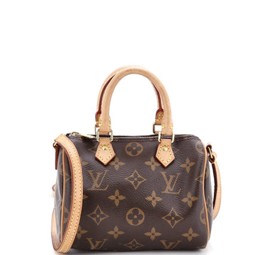 Louis Vuitton Speedy Bandouliere Bag Monogram Canvas Nano