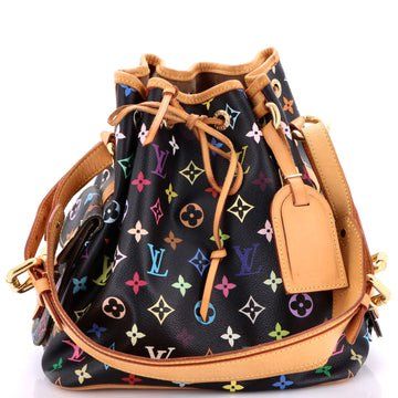 Louis Vuitton Petit Noe Handbag Monogram Multicolor
