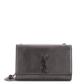 Saint Laurent Classic Monogram Crossbody Bag Grainy Leather Medium