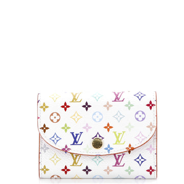 Louis Vuitton x Takashi Murakami Rosalie Coin Purse Monogram Multicolor Coated Canvas