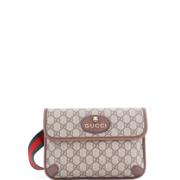 Gucci Neo Vintage Flap Belt Bag GG Coated Canvas