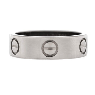Cartier Love Band Ring 18K White Gold