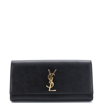 Saint Laurent Classic Monogram Clutch Leather Long