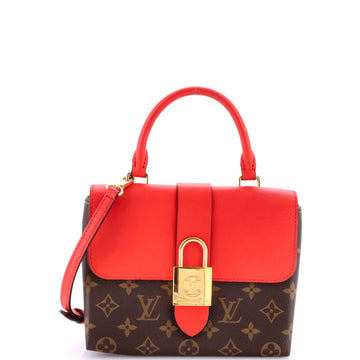 Louis Vuitton Locky Handbag Monogram Canvas with Leather BB