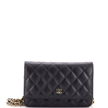 Chanel Wallet on Chain Quilted Caviar