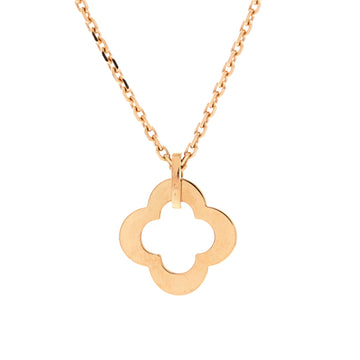 Van Cleef & Arpels Byzantine Alhambra Pendant Necklace 18K Rose Gold