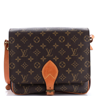 Louis Vuitton Cartouchiere Handbag Monogram Canvas GM
