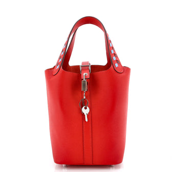 Hermes Picotin Lock Bag Tressage Epsom PM