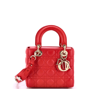 Christian Dior My Lady Dior Bag Cannage Quilt Lambskin