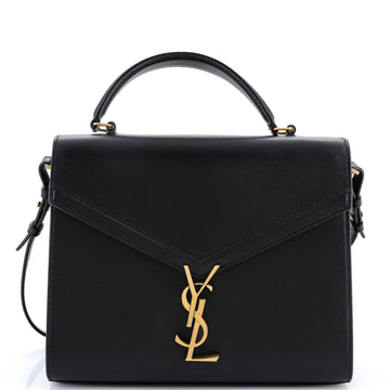 Saint Laurent Cassandra Top Handle Bag Leather Medium