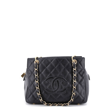 Chanel Petite Timeless Tote Quilted Caviar
