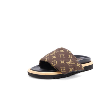 Louis Vuitton Women's Pool Pillow Comfort Mule Sandals Monogram Nylon