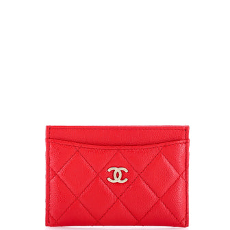 Chanel Classic Card Holder Quilted Caviar