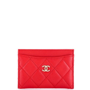 Chanel Classic Card Holder Quilted Caviar