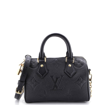 Louis Vuitton Speedy Bandouliere NM Bag Monogram Empreinte Leather 20