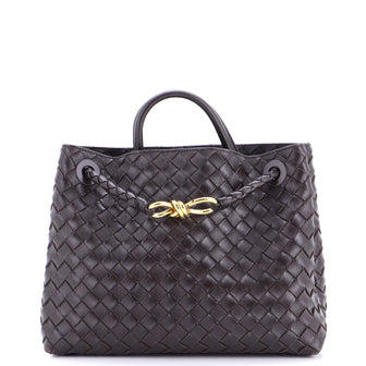 Bottega Veneta Andiamo Top Handle Bag Intrecciato Nappa Medium