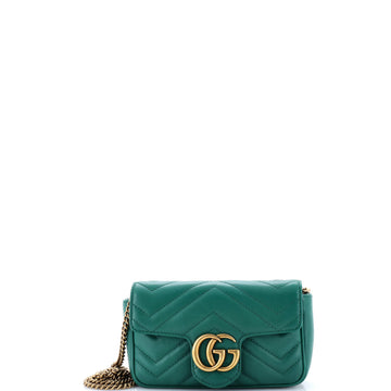Gucci GG Marmont Flap Bag Matelasse Leather Super Mini