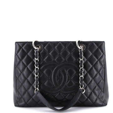 Chanel Grand Shopping Tote Quilted Caviar