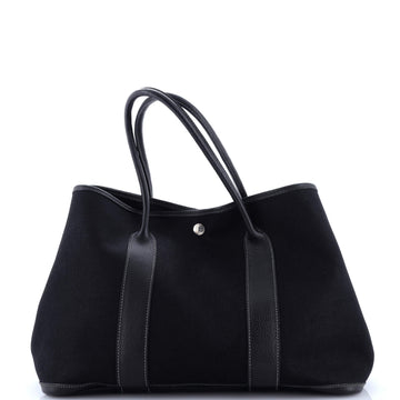 Hermes Garden Party Tote Toile and Leather 36