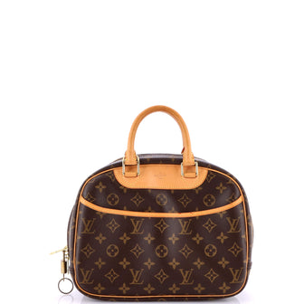 Louis Vuitton Trouville Handbag Monogram Canvas