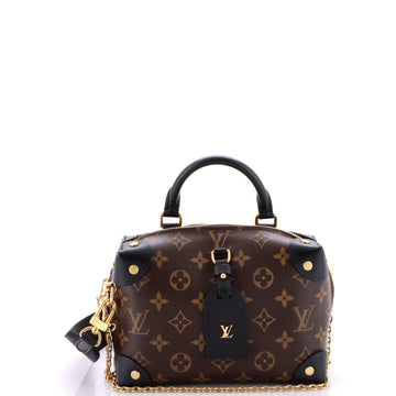 Louis Vuitton Petite Malle Souple Handbag Monogram Canvas