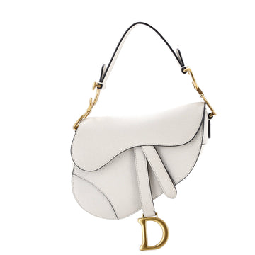 Christian Dior Saddle Handbag Leather Mini