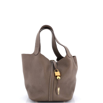 Hermes Picotin Lock Bag Clemence MM