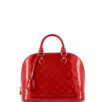 Louis Vuitton Alma Handbag Monogram Vernis PM