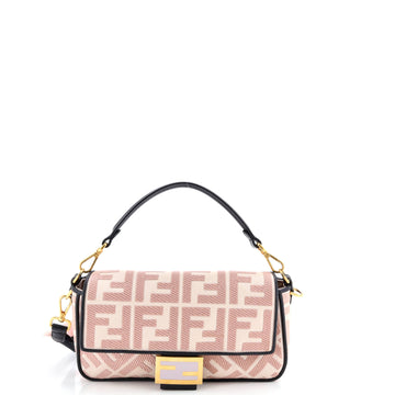 Fendi Baguette NM Bag Zucca Embroidered Canvas Medium