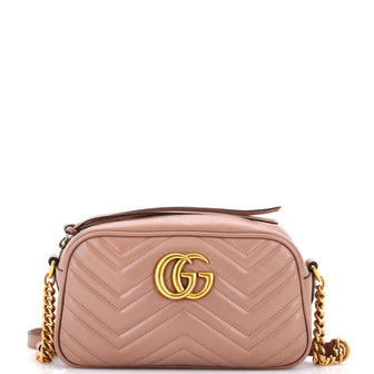 Gucci GG Marmont Shoulder Bag Matelasse Leather Small