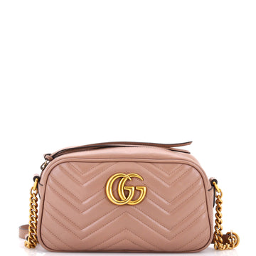 Gucci GG Marmont Shoulder Bag Matelasse Leather Small