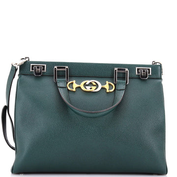 Gucci Zumi Top Handle Bag Leather Medium