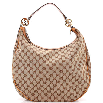 Gucci Twins Hobo GG Canvas Large