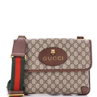 Gucci Neo Vintage Flap Messenger GG Coated Canvas Medium