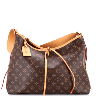 Louis Vuitton CarryAll Hobo Monogram Canvas MM