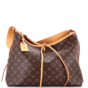 Louis Vuitton CarryAll Hobo Monogram Canvas MM