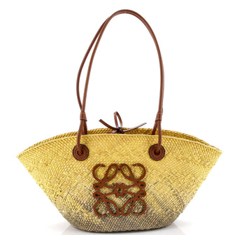 Loewe Anagram Basket Tote Raffia Small