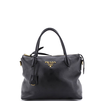 Prada Dual Strap Zip Tote Vitello Daino Medium
