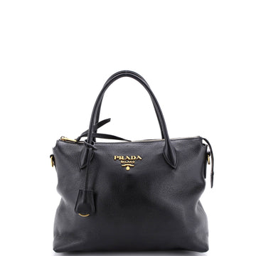 Prada Dual Strap Zip Tote Vitello Daino Medium