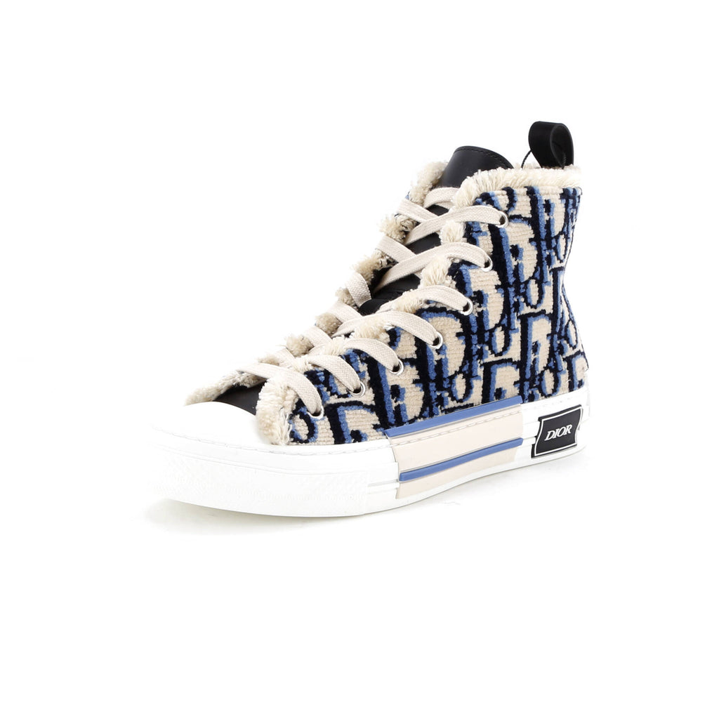 Christian Dior Men's B23 High-Top Sneakers Oblique Tapestry 366985