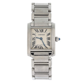 Cartier Tank Francaise Quartz Watch Stainless Steel 25