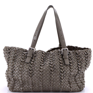 Bottega Veneta Lido Tote Intrecciato Leather Large