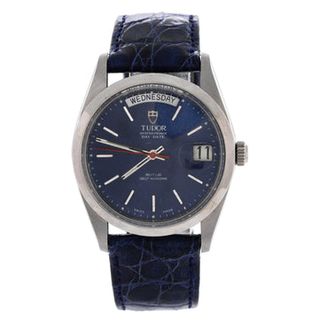 Tudor Prince Day-Date Automatic Watch Stainless Steel and Alligator 36