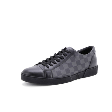 Louis Vuitton Men's Match Up Low-Top Sneakers Damier Graphite and Leather