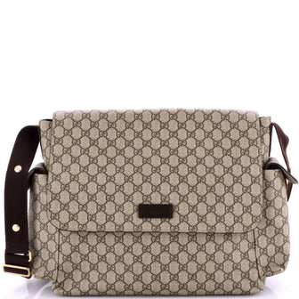 Gucci Diaper Bag GG Coated Canvas