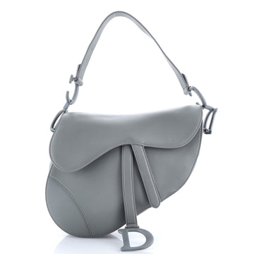 Christian Dior Ultra Matte Saddle Handbag Leather Medium