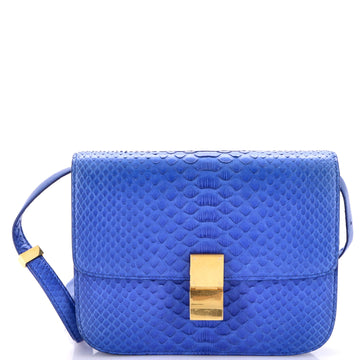 Celine Classic Box Bag Python Medium