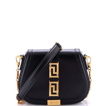 Versace Greca Goddess Shoulder Bag Leather Small